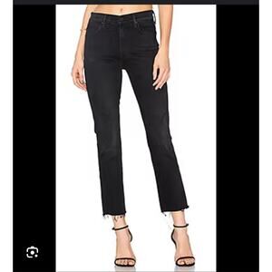 MOTHER Jeans Rascal ankle fray pitch size 25